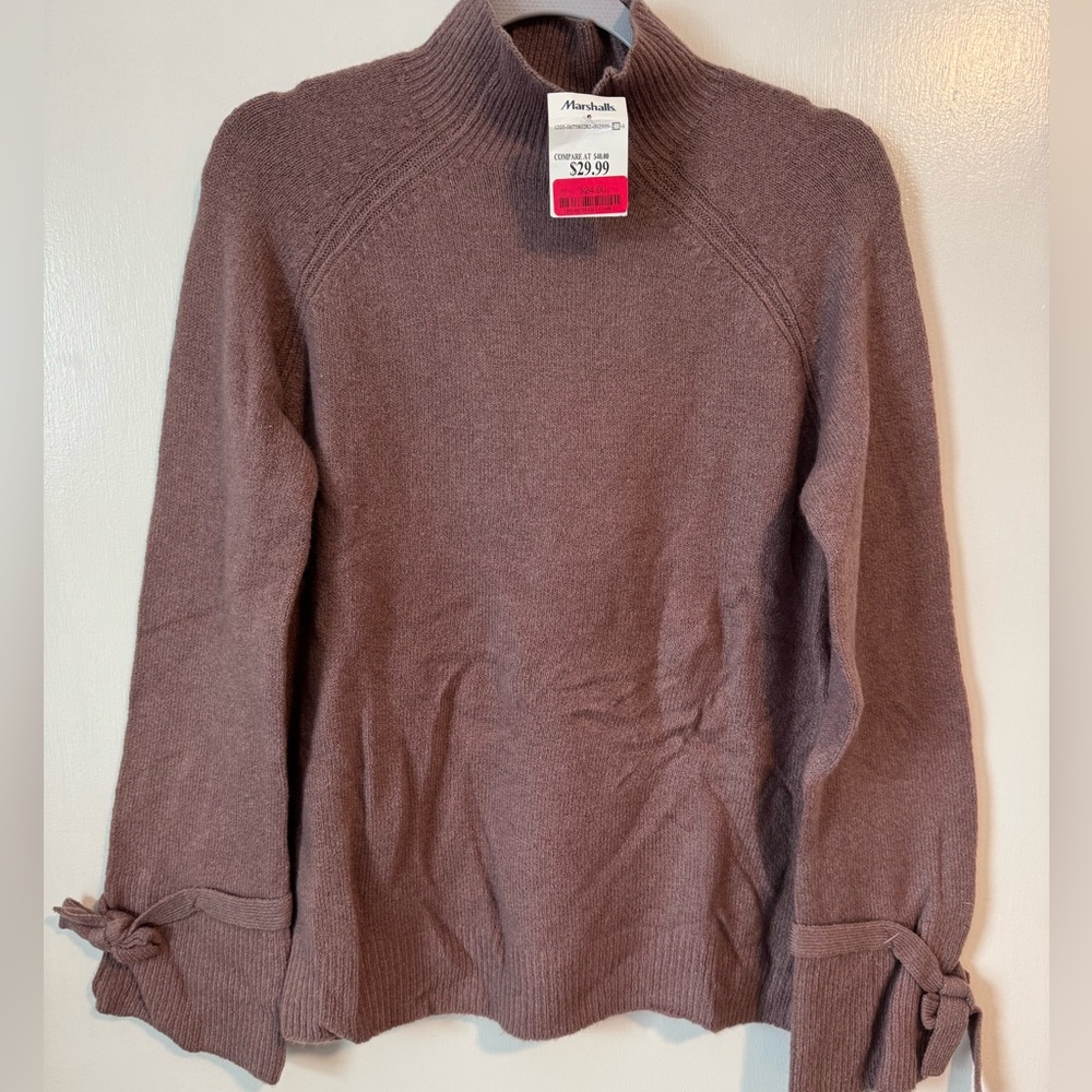 Cute Cynthia Rowley mock neck sweater